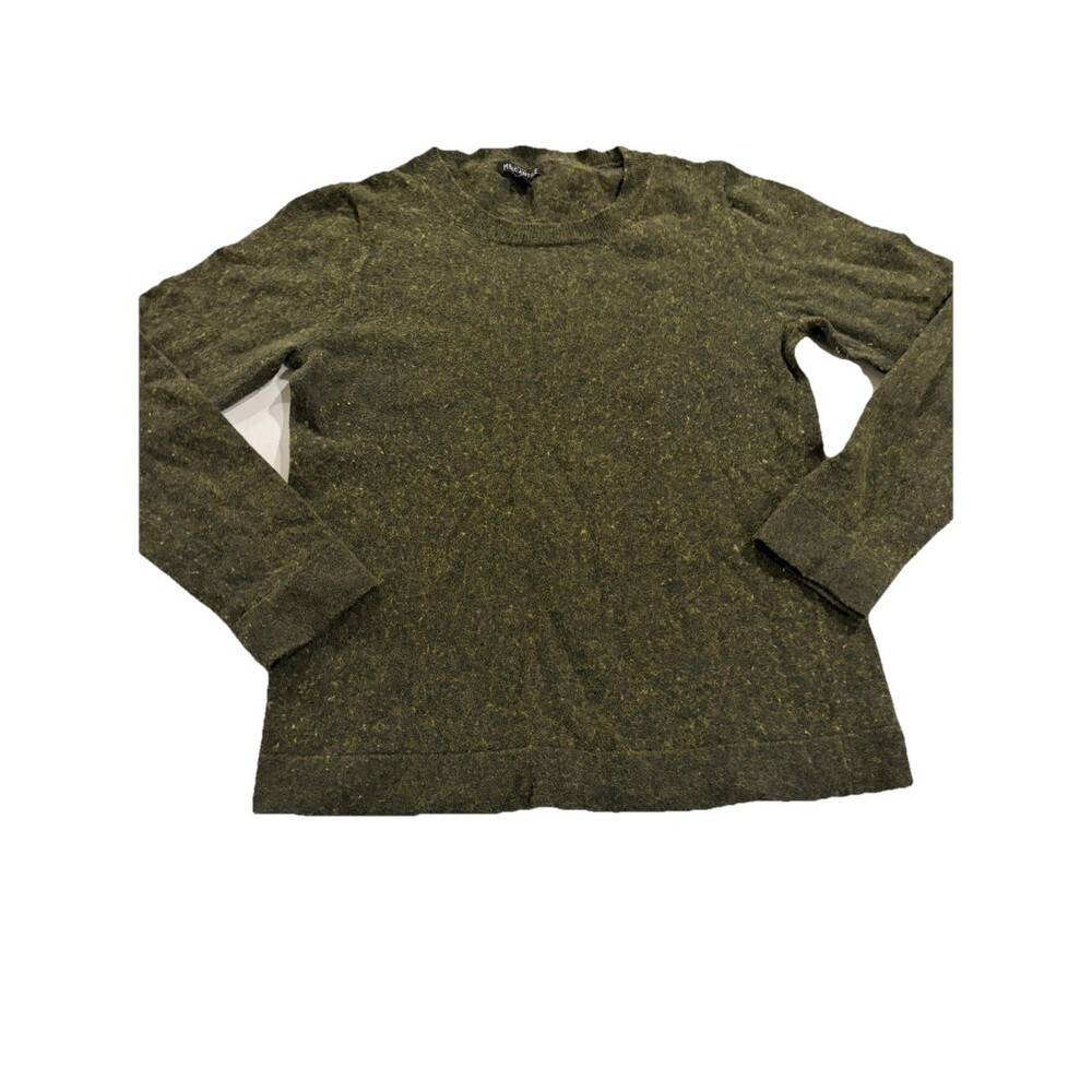 J. Crew Mercantile Wool Blend Knit Sweater Olive Green Size Medium Cabincore